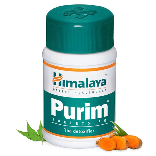 Himalaya Herbal Ayurvedic Purim Die natürliche Therapie für gesunde Haut 60 Tabletten