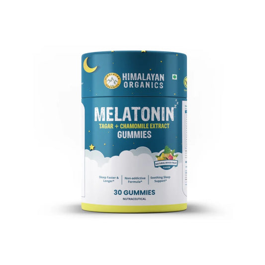 Himalayan Organics Melatonin Tagar + Kamillenextrakt (30 Gummibärchen)