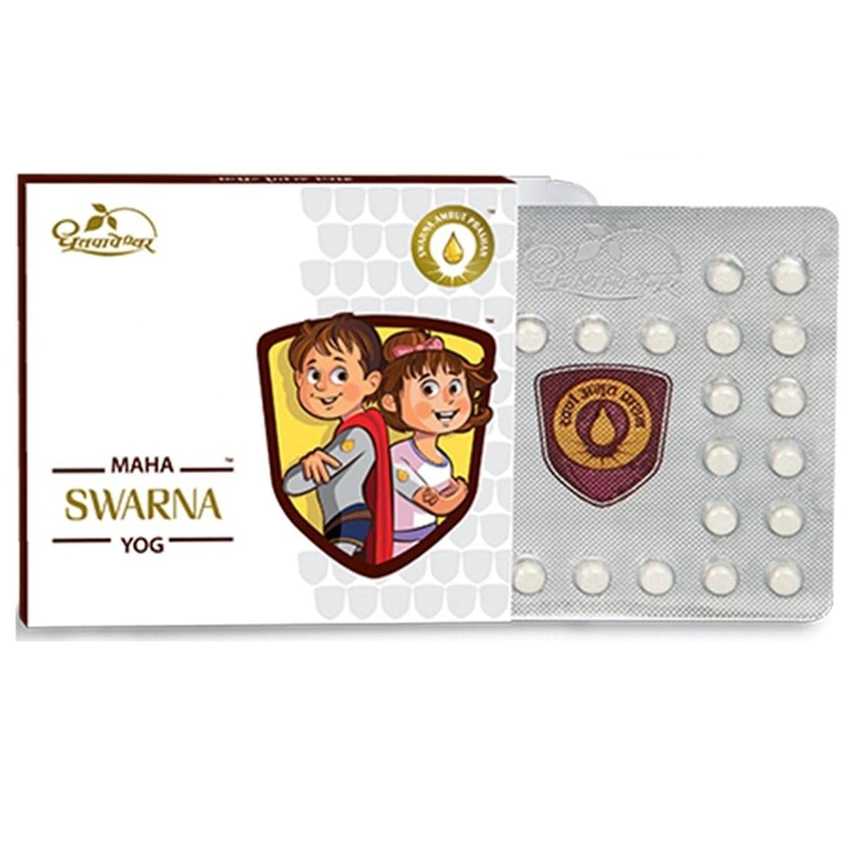 Dhootpapeshwar Ayurvedic Maha Swarna Brahma Yog 30 Tabletten