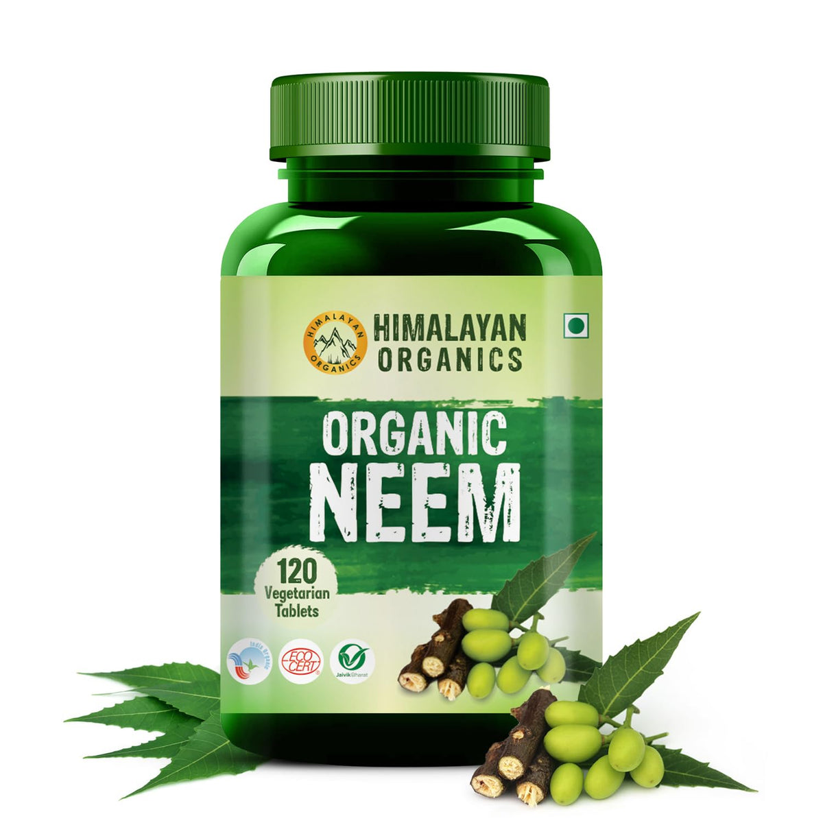 Himalayan Organics Neem Vegetarian 120 Tablets