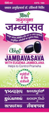 Jambavasava With Eugenia Jambolana Helps To Control Prameha Syrup 500ml