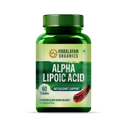 Himalayan Organics Alpha Lipoic Acid Vegetarian 60 Tablets