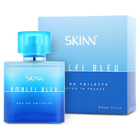 Skinn By Titan Amalfi Bleu Parfüm, Eau de Toilette für Männer, Parfümspray, 30 ml und 90 ml