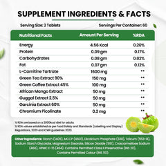 Himalayan Organics L-карнитин 2000 мг/порция поддерживает восстановление мышц, сжигание жира и энергию, вегетарианские таблетки