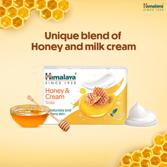 Himalaya Honey & Cream Moisturizes And Softes Skin Soap