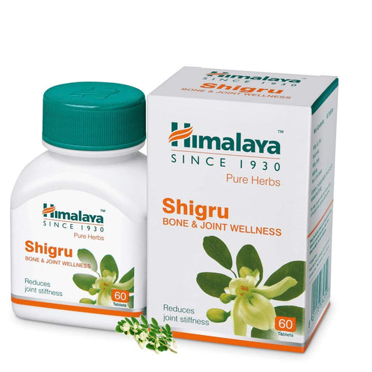 Himalaya Pure Herbs Оздоровление костей и суставов, травяной аюрведический препарат Шигру, уменьшающий скованность суставов, 60 таблеток