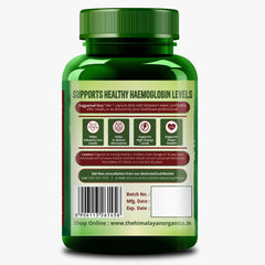 Himalayan Organics Plant Based Iron Supplement With Folate Vegetarian 60 Capsules