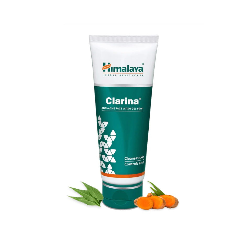 Himalaya Ayurvedic Herbal Healthcare Clarina Anti Acne Face Wash Gel 60 ml