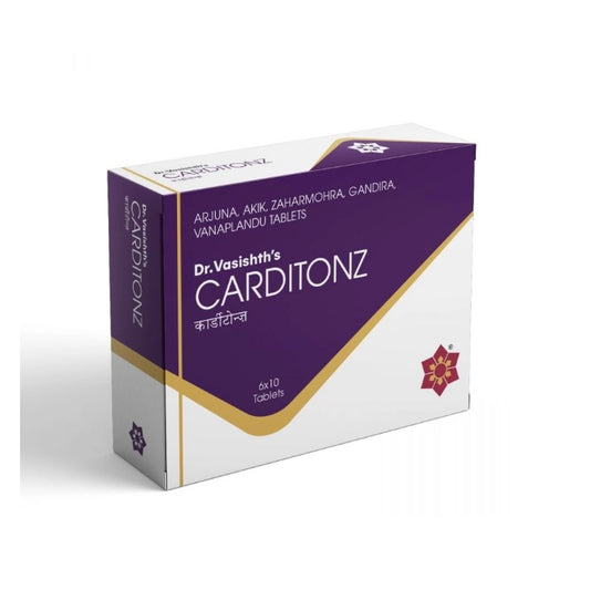 Dr.Vasishth's Ayurvedic Carditonz 6 x 10 Tabletten