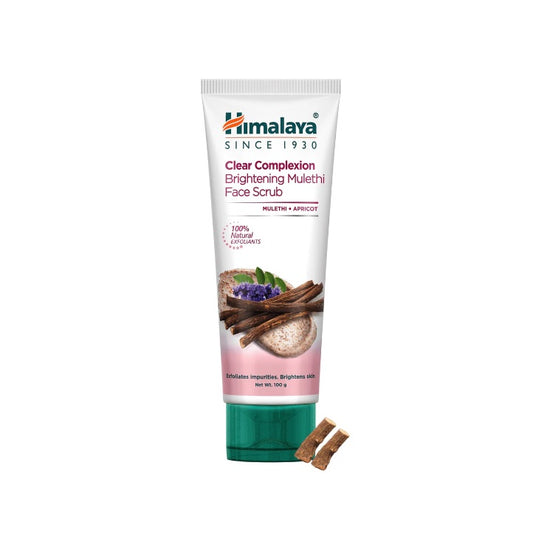 Himalaya Herbal Ayurvedic Personal Care Klarer Teint Aufhellendes Mulethi hellt auf und enthüllt strahlende Haut Gesichtspeeling