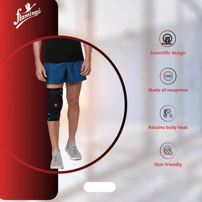 Flamingo Health Orthopaedic Osteo Arthritis Knee Support Neoprene Black Code 2365