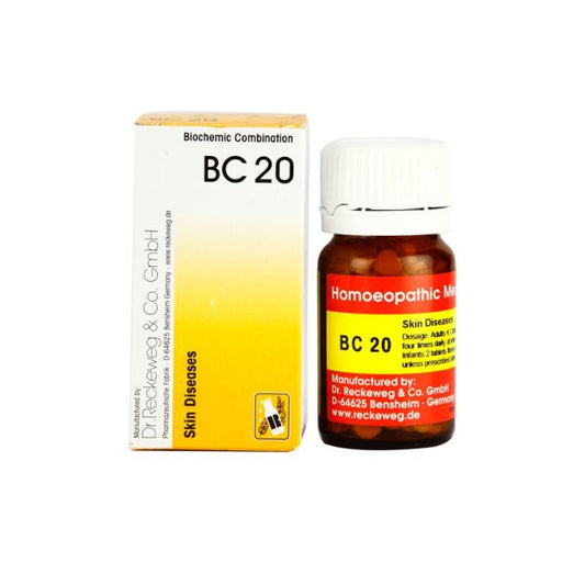 Dr. Reckeweg Homöopathie Hautkrankheiten Bio-Kombination 20 (BC 20) 20 g Tablette