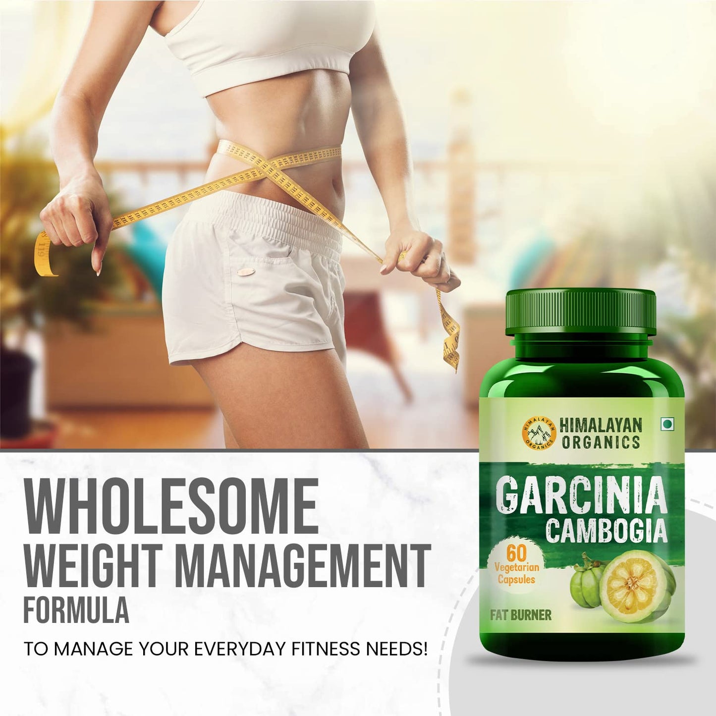 Himalayan Organics Garcinia Cambogia 60 Vegetarian Capsules