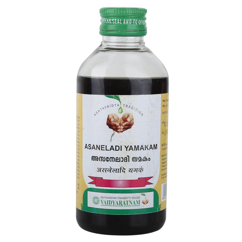 Vaidyaratnam Ayurvedic Asaneladi Kera Yamakam Thailam Oil 200Ml