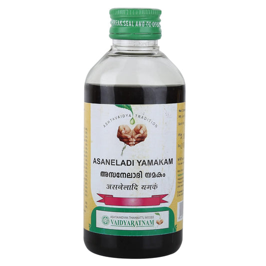 Vaidyaratnam Ayurvedic Asaneladi Kera Yamakam Thailam Oil 200 Ml