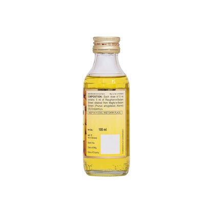 Hamdard Ayurvedic Raughan E Badam Shireen Sweet Almond Oil for Body, Skin & Hair Oil