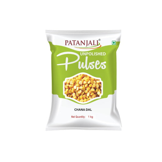 Patanjali Unpolished Pulses Chana Dal Dry Beans