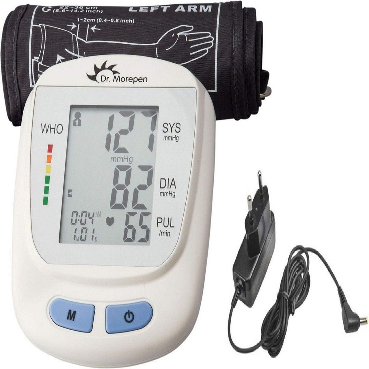 Dr. Morepen BP09 Fully Automatic Blood Pressure Monitor (White)