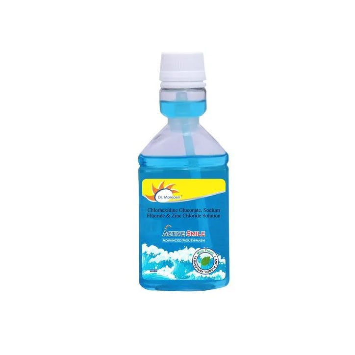 Dr Morepen Active Smile Advanced Mouth Wash Liquid 150 ML