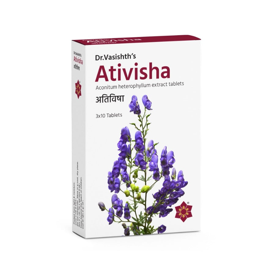 Dr. Vasishths ayurvedische Ativisha 3 x 10 Tabletten