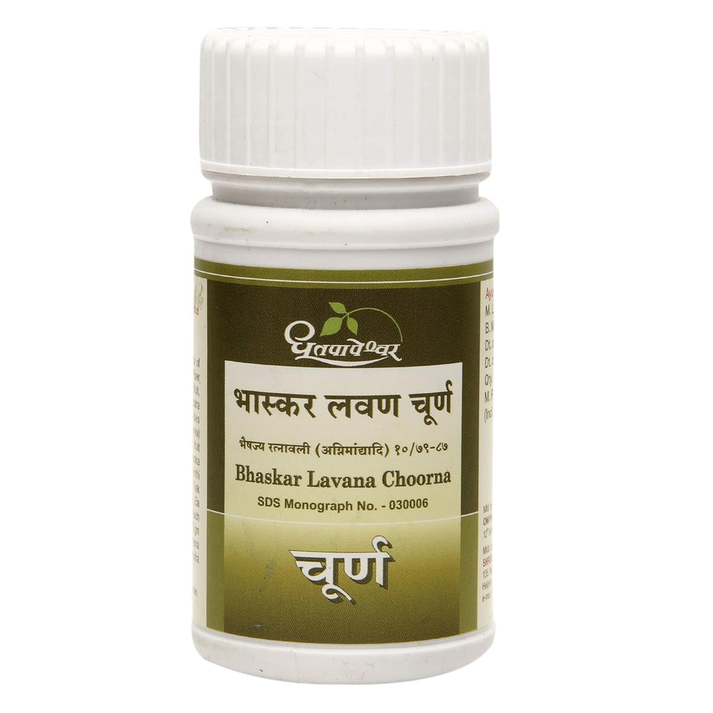 Dhootapapeshwar Ayurvedisches Bhaskar Lavana Choorna Pulver &amp; Tablette
