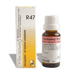 Dr Reckeweg Homoeopathy R47 All Hysteric Complaints Drops 22 ml