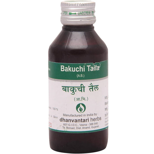 Dhanvantari Ayurvedic Bakuchi Taila Useful In Skin Disease & Leukemia Oil