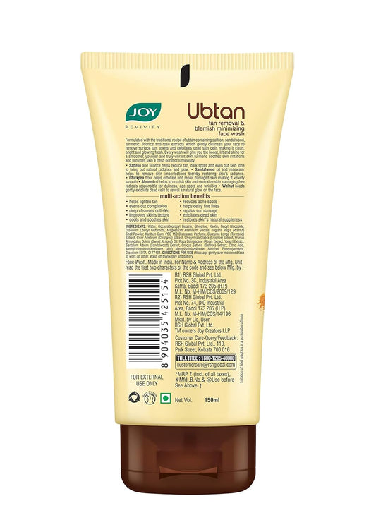 Joy Revivify Ubtan Face Wash