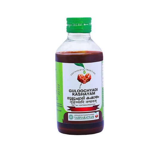 Vaidyaratnam Ayurvedische Guloochyadi Kashayam-Flüssigkeit 200 ml