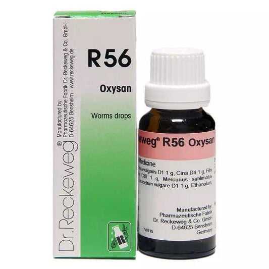 Dr Reckeweg Homoeopathy R56 Oxysan Vermifuge Drops 22 ml