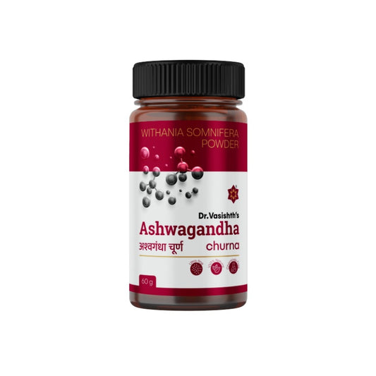 Dr Vasishth's Ayurvedic Ashwagandha Churna Powder 60 Gm