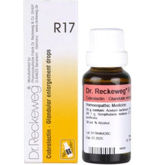 Dr Reckeweg Homoeopathy R17 Glandular Enlargement Drops 22 ml