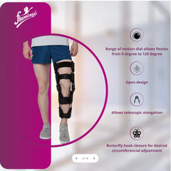 Flamingo Health Orthopädische ROM-Knieorthese, Universalcode 2141