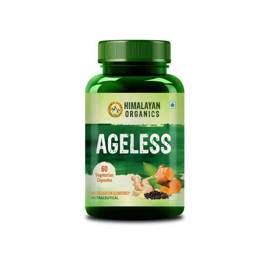 Himalayan Organics Ageless Supplement unterstützt jugendliche und strahlende Haut, 60 Kapseln