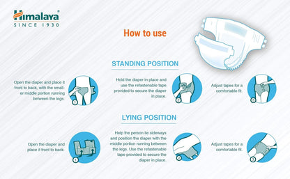 Himalaya Wellness Herbal Adult Live Confident Live Happy Diapers