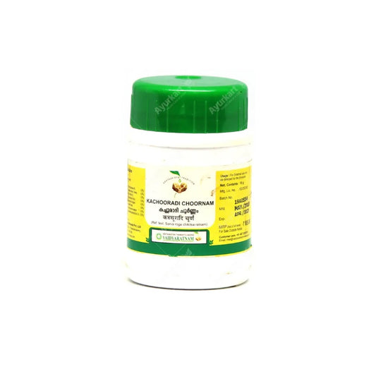 Vaidyaratnam Ayurvedisches Kachooradi Choornam Pulver 10g