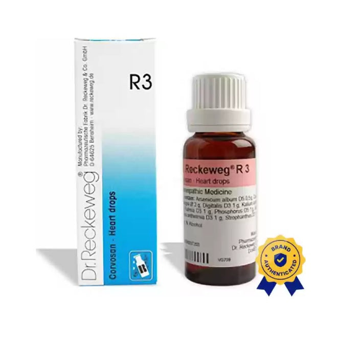 Dr. Reckeweg Homoeopathy R3 Heart Drops Blockage And Valvular 22 ml