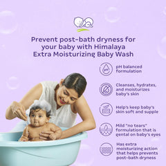 Himalaya Extra Moisturizing Baby Care Wash Soothes Moisturizes Baby's Skin Soap