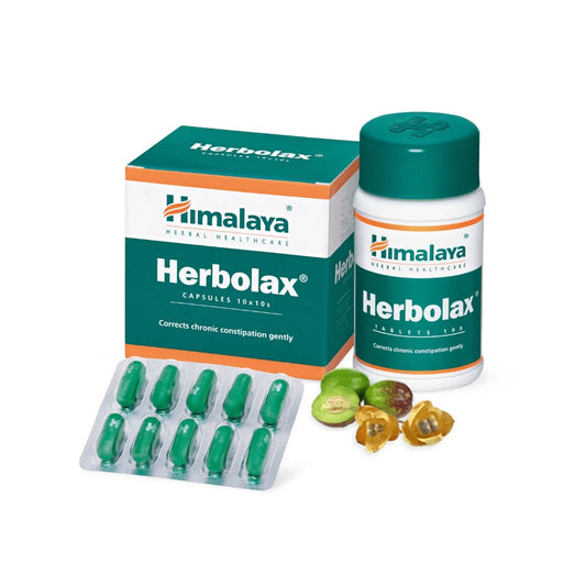 Himalaya Herbal Ayurvedic Herbolax Нежные капсулы и таблетки для регулирования кишечника