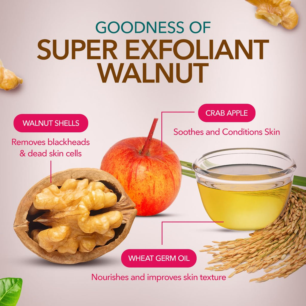 Himalaya Herbals Mitesser-Clearing-Walnuss-Gesichtspeeling