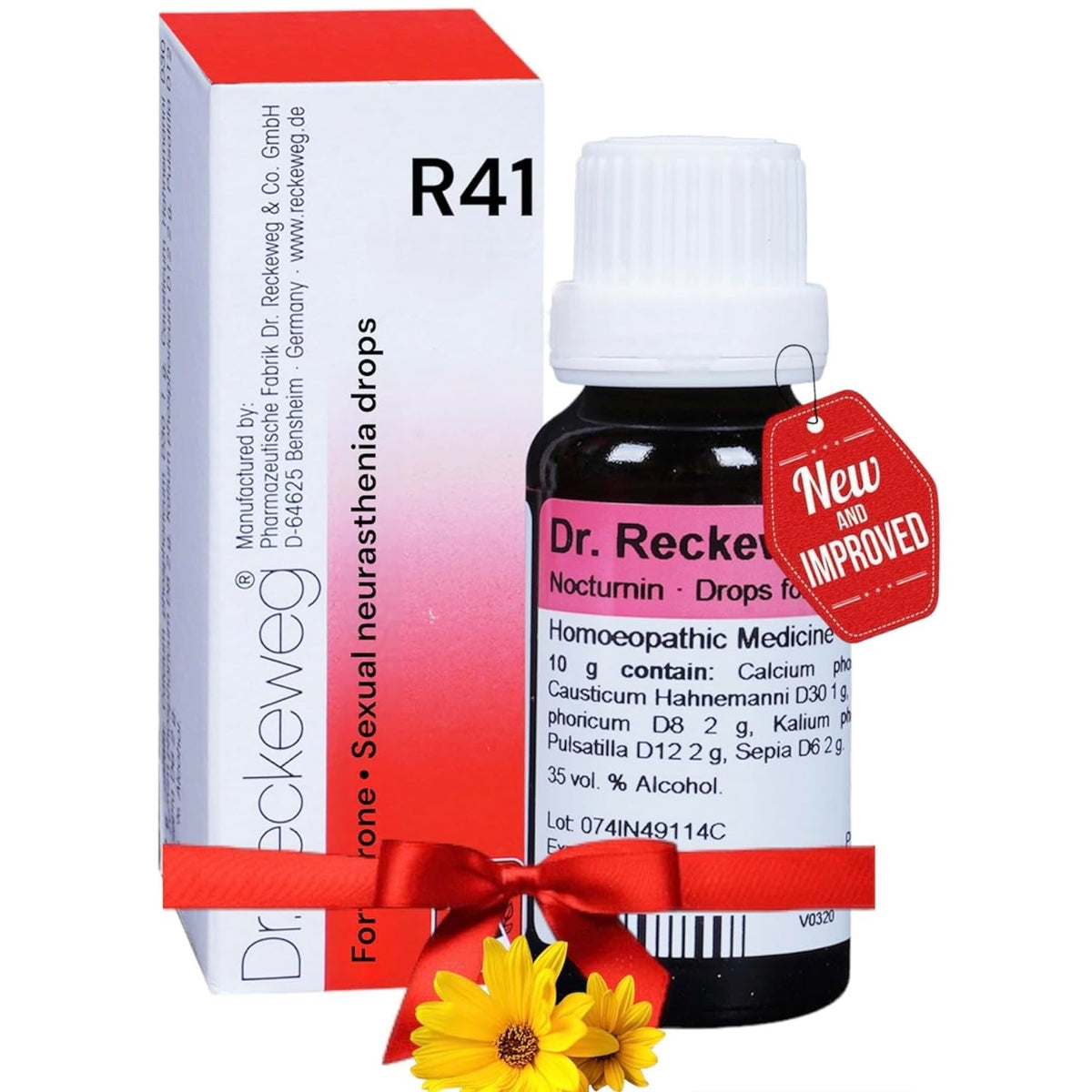 Dr Reckeweg Homoeopathy R41 Sexual Neurasthenia Drops 22 ml