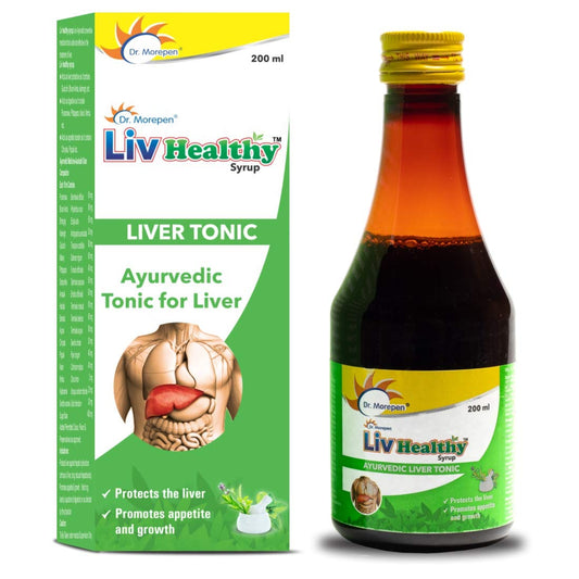 Dr Morepen Ayurvedic Liv Healthy Syrup 200 ML