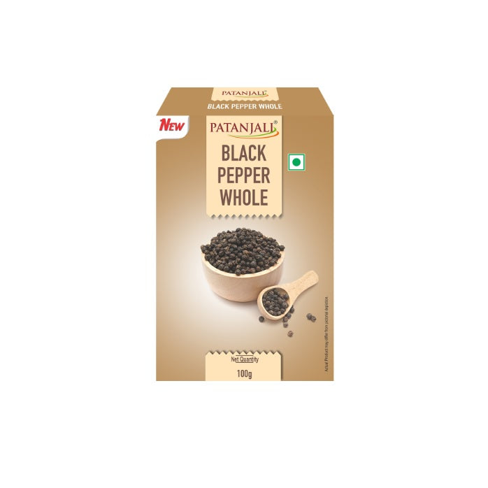 Patanjali Black Pepper Whole 100g