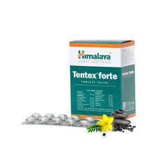 Himalaya Herbal Ayurvedic Tentex Forte Мужское здоровье омолаживает и повышает работоспособность 10 таблеток