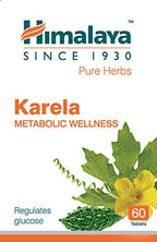Himalaya Pure Herbs Metabolic Wellness Herbal Ayurvedic Karela регулирует уровень глюкозы 60 таблеток