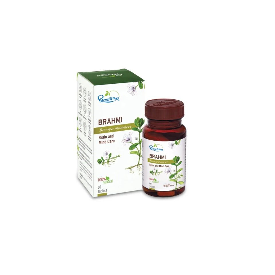 Shree Dhootapapeshwar Ayurvedisches Brahmi 60 Tabletten