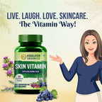 Himalayan Organics Hautvitamin mit Hyaluronsäure, vegetarisch, 60 Tabletten