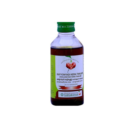 Vaidyaratnam Ayurvedic Kayyonyadi Kera Thailam Oil 200 Ml