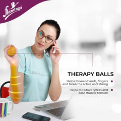 Flamingo Health Orthopaedic Premium Silicon Stress Ball Code 2393