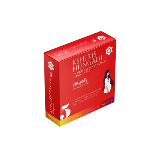 Dr Vasishth's Ayurvedic Kshirishungadi Masanumasik 5th Month 60 Tablets